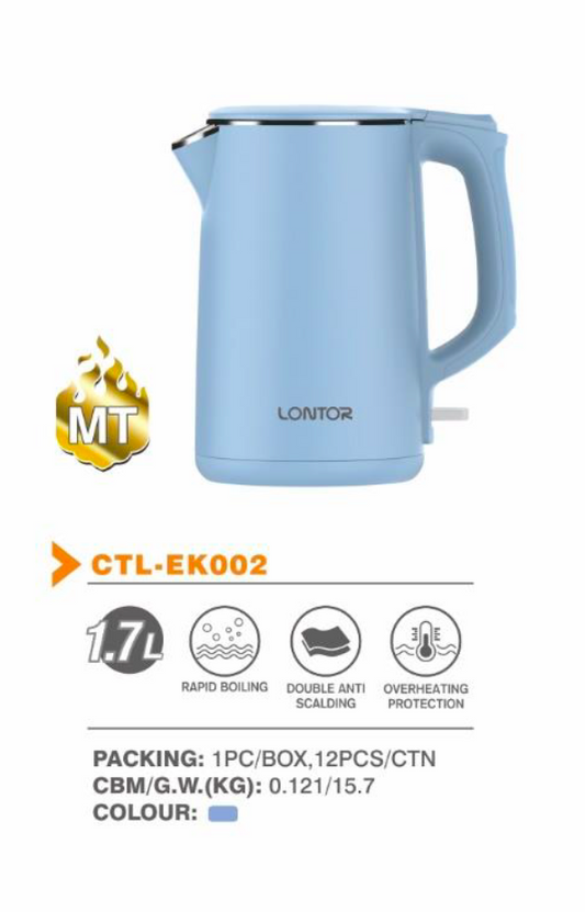 1.7L Electric Kettle - Lontor