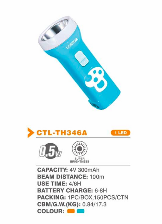 0.5W Rechargeable LED Torch - Lontor