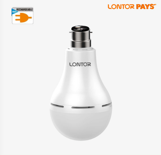 12W Rechargeable LED Lightbulb - Lontor