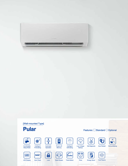 1.5HP PULAR (INDOOR & OUTDOOR) - Gree Wall Mounted