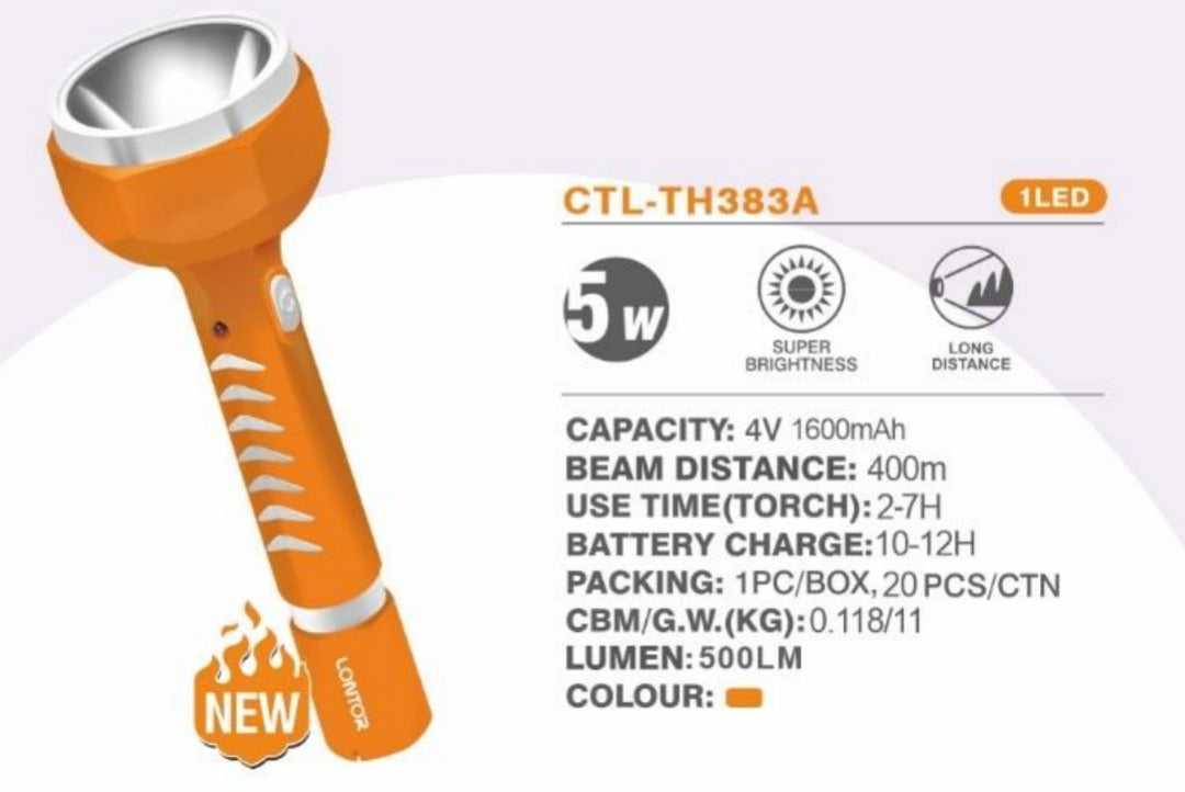 5W Rechargeable Torch